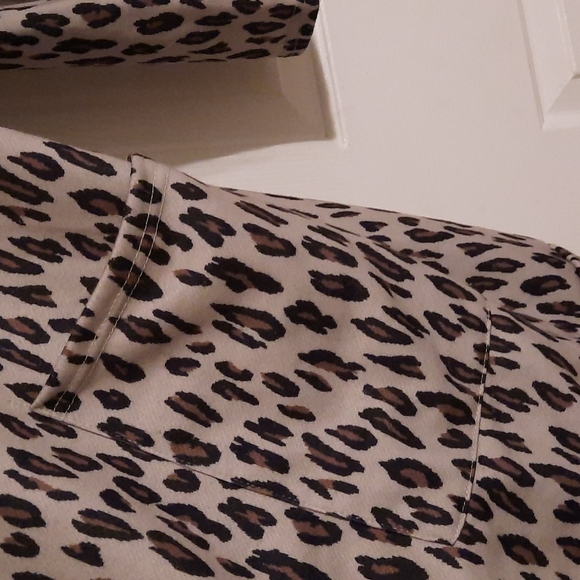 Leopard print 🐆 amaryllis 2x jacket tunic oversize Cardigan - Picture 5 of 7